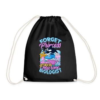 Marine Biology Marine Biologist Marine Biology Biologist - Drawstring Bag - black - Front
