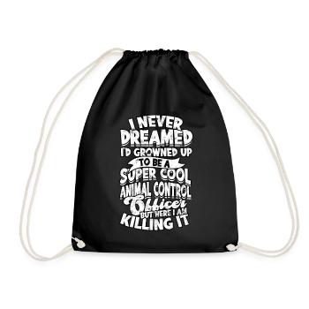 Sauvetage animal Bien-être animal Chien Chat Animal de compagnie Li - Sac de sport léger - noir - Devant