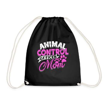 animal rescue animal welfare dog cat animal pet li - Drawstring Bag - black - Front