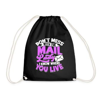 Postman Postman Post Gift Letter Parcel - Sac de sport léger - noir - Devant