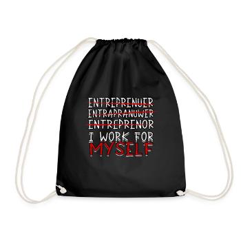 Managing Director Chef Gift Gift Idea Work - Drawstring Bag - black - Front