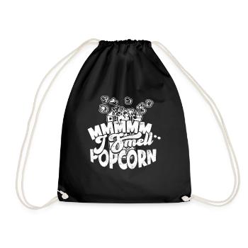 Popcorn Cinema Gift Gift Idea Film Mais Filma - Sac de sport léger - noir - Devant