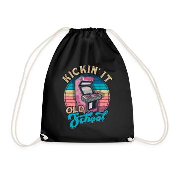 Retro Gamer Jeux vidéo Arcade Gaming Pinball Spike - Sac de sport léger - noir - Devant