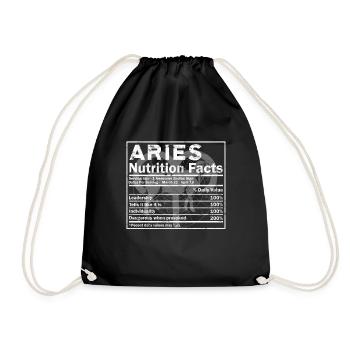 Aries Queen March April Zodiac Astrology Aries - Drawstring Bag - black - Front