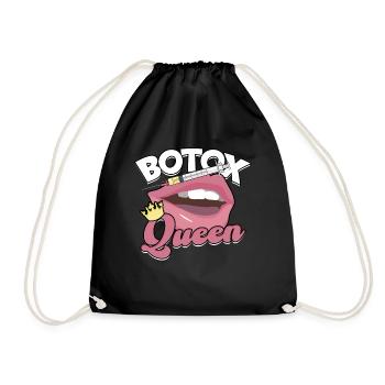 Lippenchirurgie Füllstoffe Botox Injektor - Turnbeutel - Schwarz - Vorne