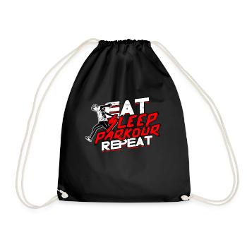 Parkour Freerunning Runner Back Flip Jumping - Sac de sport léger - noir - Devant