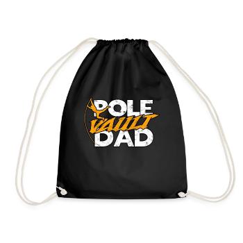 Quart à la perche et saut à la perche - Sac de sport léger - noir - Devant