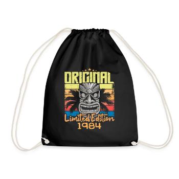 Légendes Sont Nées En 1984 Cadeau D'anniversaire - Sac de sport léger - noir - Devant
