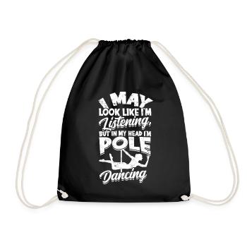 Pole Dance Gift Dancer Gift Idea Fitness - Sac de sport léger - noir - Devant
