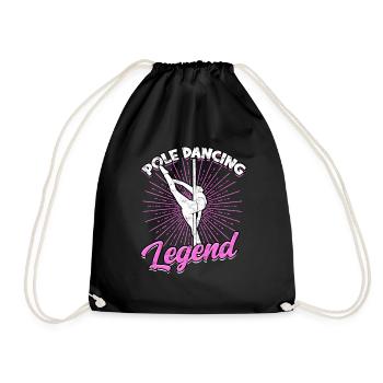 Pole Dance Gift Dancer Gift Idea Fitness - Sac de sport léger - noir - Devant