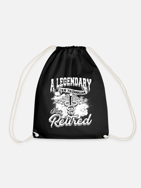 Emergency Department Nurse Hospital Hospitals - Drawstring Bag - black