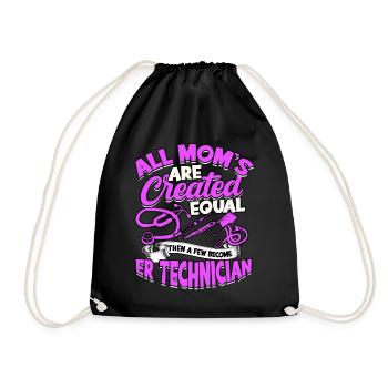Emergency Department Nurse Hospital Hospitals - Drawstring Bag - black - Front
