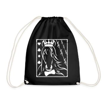 Cheval- - Sac de sport léger - noir - Devant