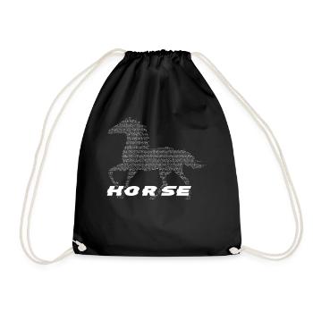 Cheval 6 - - Sac de sport léger - noir - Devant