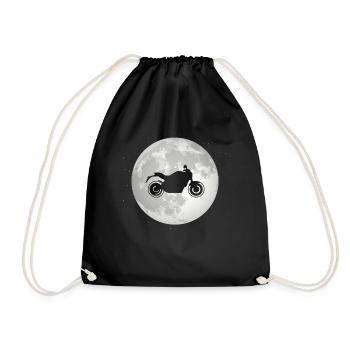 Pleine Lune - Moto - - Sac de sport léger - noir - Devant
