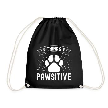 Pense Pawsitive - Sac de sport léger - noir - Devant