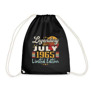 Juillet 1965 Anniversaire - Edition Limitée | 1965 - Sac de sport léger - noir - Devant