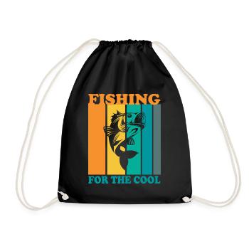 Pêche aux plus cool - - Sac de sport léger - noir - Devant