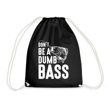 Don't be a fool -. - Drawstring Bag - black - Front