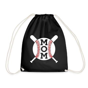 MAMAN BASEBALL FÊTE DES MÈRES - Sac de sport léger - noir - Devant