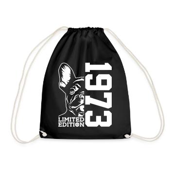 53E ANNIVERSAIRE BOULEDOGUE FRANÇAIS 1973 - Sac de sport léger - noir - Devant