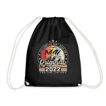 Légendes Mai 2022 Cadeau D'anniversaire Mai 2022 - Sac de sport léger - noir - Devant
