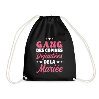 Gang Des Copines Déjantées De La Mariée - Sac de sport léger - noir - Devant