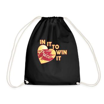 In It To Win It - Drawstring Bag - black - Front