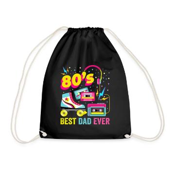 80s Dad 1980s Fashion Eighties Fathers Day 80's - Sac de sport léger - noir - Devant