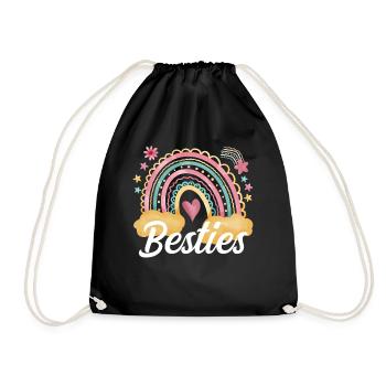 Besties - Sac de sport léger - noir - Devant