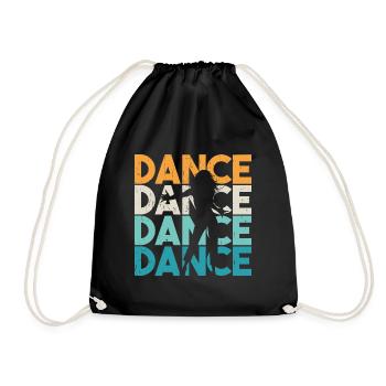Danse Danseuse Cadeau - Sac de sport léger - noir - Devant