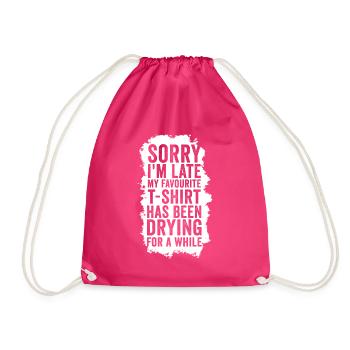 Désolé im Late Housewife Cleaning Housemaker - Sac de sport léger - fuchsia - Devant
