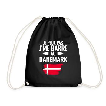 Je Peux Pas J'me Barre Au Danemark - Sac de sport léger - noir - Devant