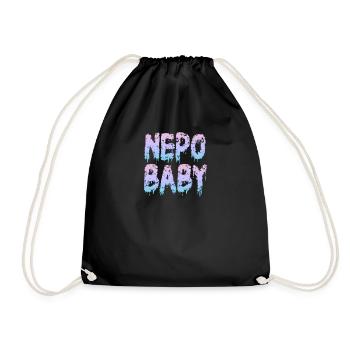Vetternwirtschaft Nepo Baby - Turnbeutel - Schwarz - Vorne