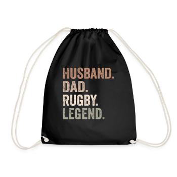 Rugby Sport Design for your Rugby Husband - Sac de sport léger - noir - Devant
