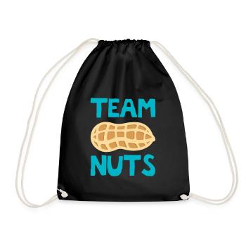 Grossesse Citation Team Nuts Drôle Team Boy Genre - Sac de sport léger - noir - Devant