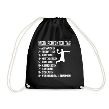 Handball Mein perfekter Tag Handball - Sac de sport léger - noir - Devant