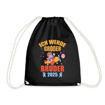 Ich Werde Großer Bruder 2025 - Sac de sport léger - noir - Devant