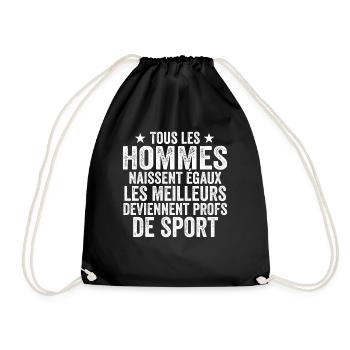 Les Meilleurs Hommes Deviennent Profs De Sport - Sac de sport léger - noir - Devant