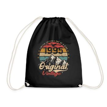 Original Vintage 1995 édition limitée 1995 - Sac de sport léger - noir - Devant