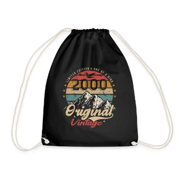 Original Vintage 2000 Limited Edition 2000 - Drawstring Bag - black - Front