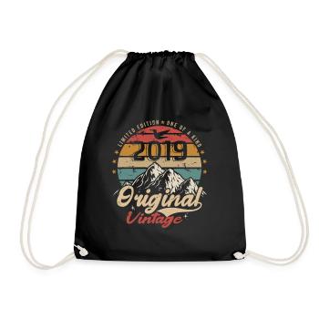Original Vintage 2019 Limitierte Auflage 2019 - Turnbeutel - Schwarz - Vorne