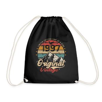 Original Vintage 1997 édition limitée 1997 - Sac de sport léger - noir - Devant