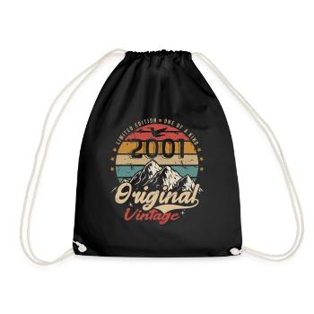 Original Vintage 2001 édition limitée 2001 - Sac de sport léger - noir - Devant
