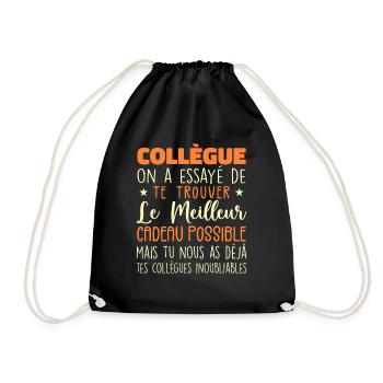 Mes Collègues Sont Inoubliables Et Extra - Sac de sport léger - noir - Devant
