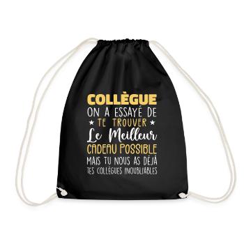 Mes Collègues Sont Inoubliables Et Extra - Sac de sport léger - noir - Devant