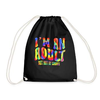 Je suis un adulte mais pas par choix - Sac de sport léger - noir - Devant