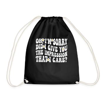 Pardon. Est-ce que je vous ai donné l’impression - Sac de sport léger - noir - Devant