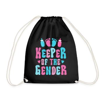 Keeper Of The Gender - Drawstring Bag - black - Front