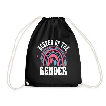 Keeper Of The Gender - Drawstring Bag - black - Front
